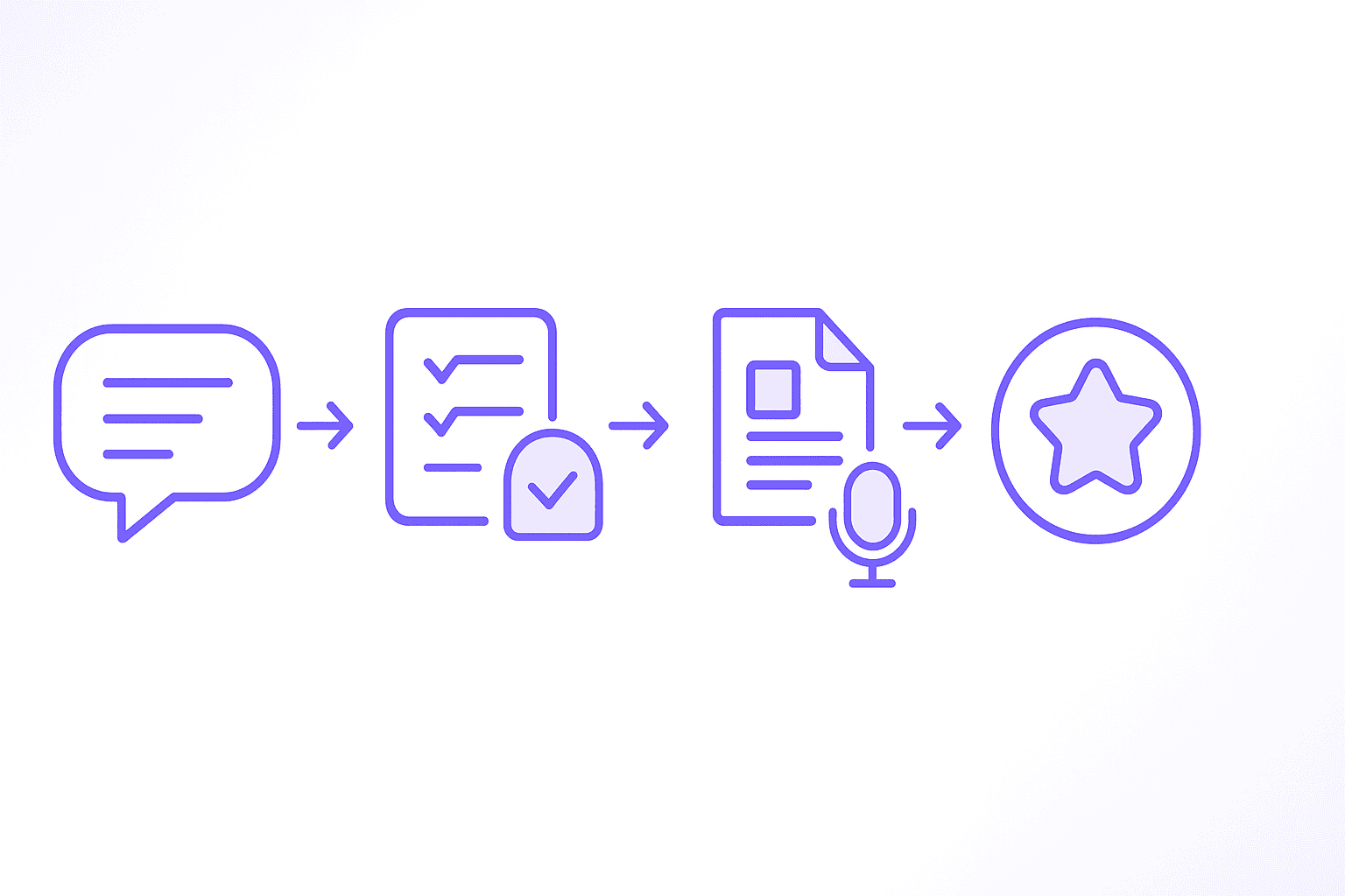 Flat illustration of a student learning to write AI prompts on a laptop