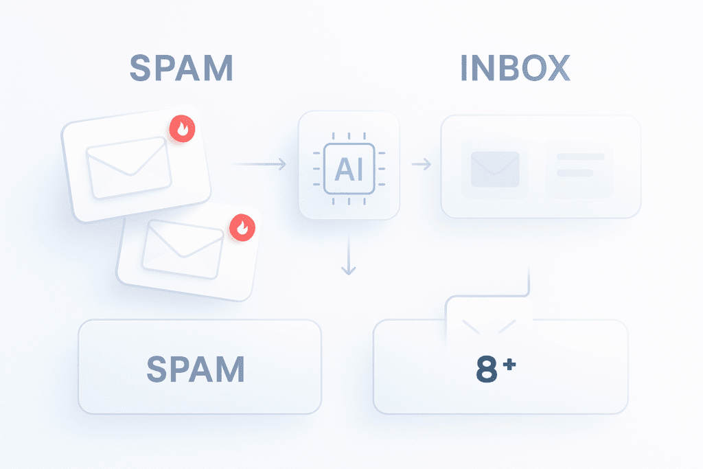 “Illustration of a neural network with connected nodes inside a brain outline to show how AI learns patterns”